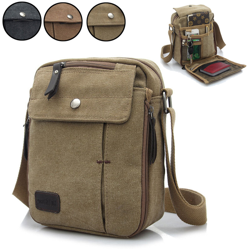mens retro messenger bag